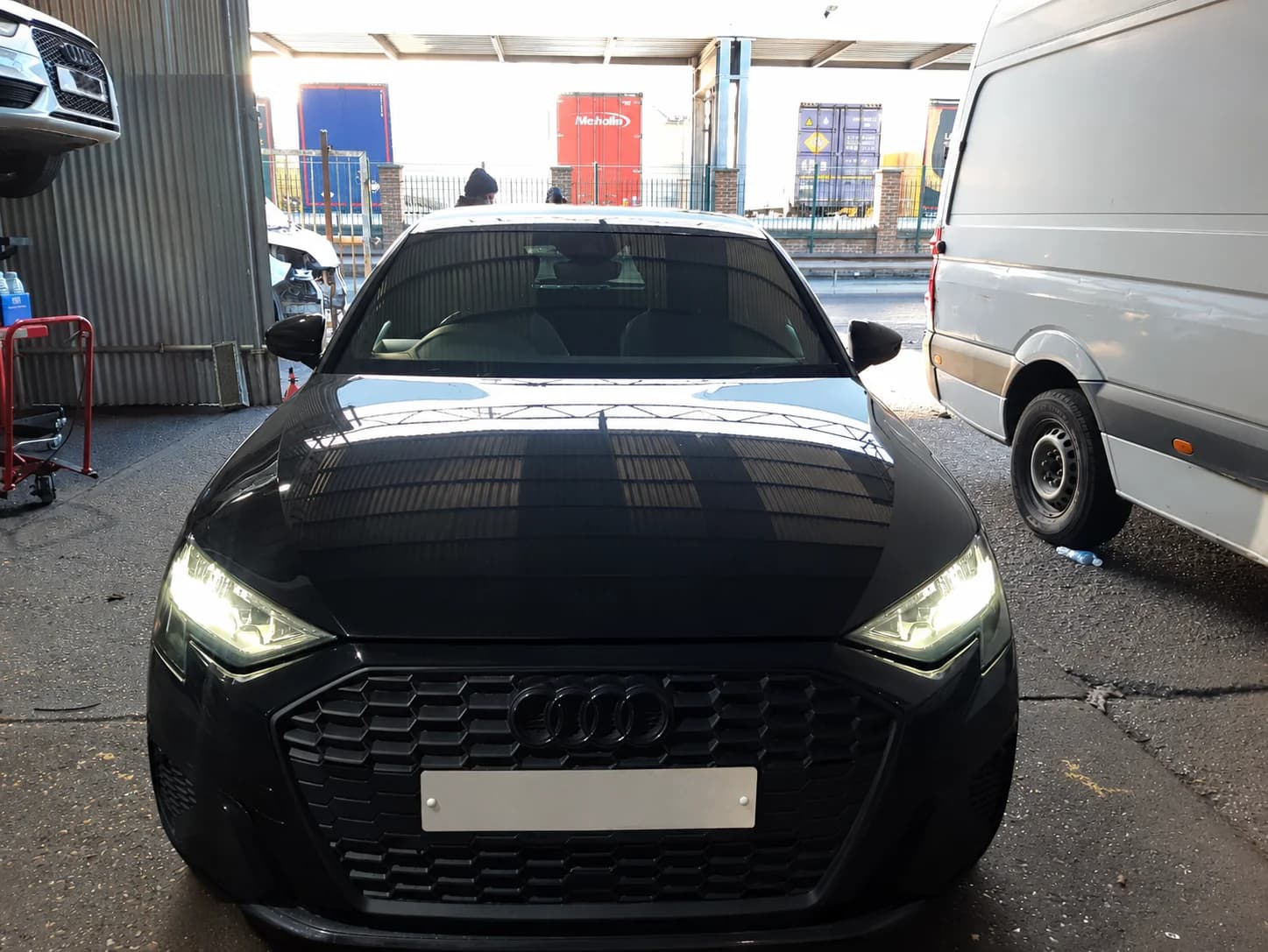 Audi at the Vogue Technics workshop