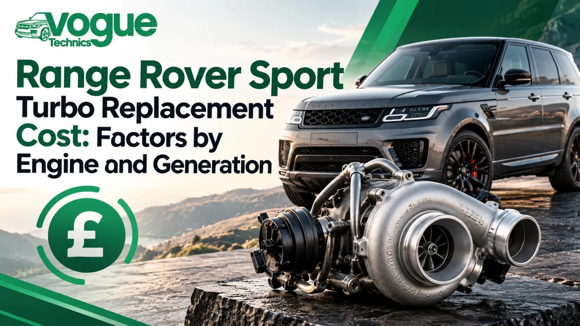 Range Rover Sport Turbo Replacement Cost: Factors by Engine and Generation