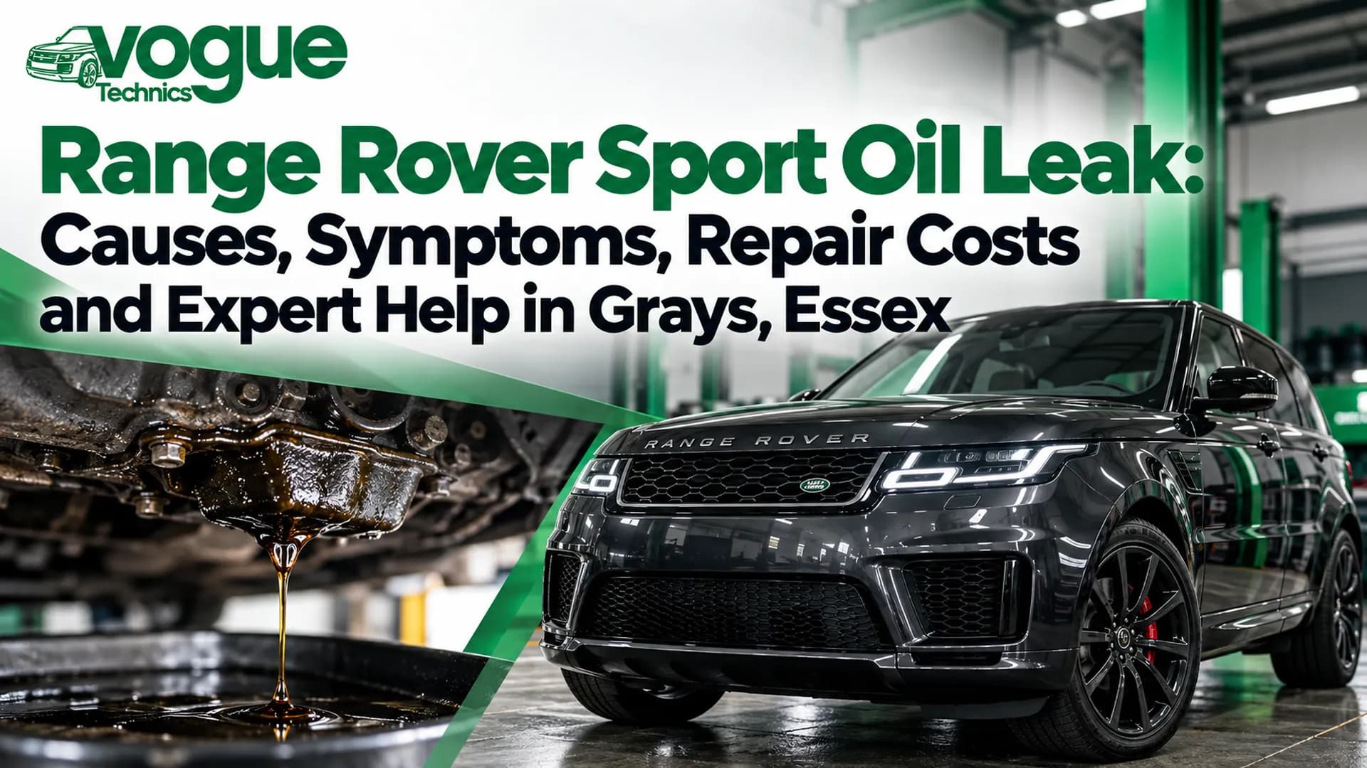 Range Rover Sport Oil Leak: Causes, Symptoms, Repair Costs and Expert Help in Grays, Essex