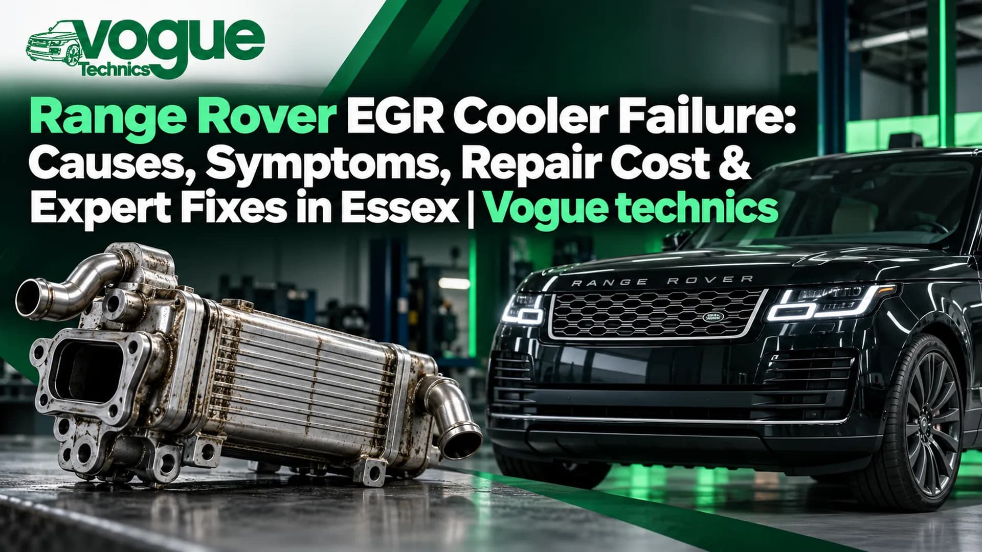 Range Rover EGR Cooler Failure: Causes, Symptoms, Repair Cost & Expert Fixes in Essex