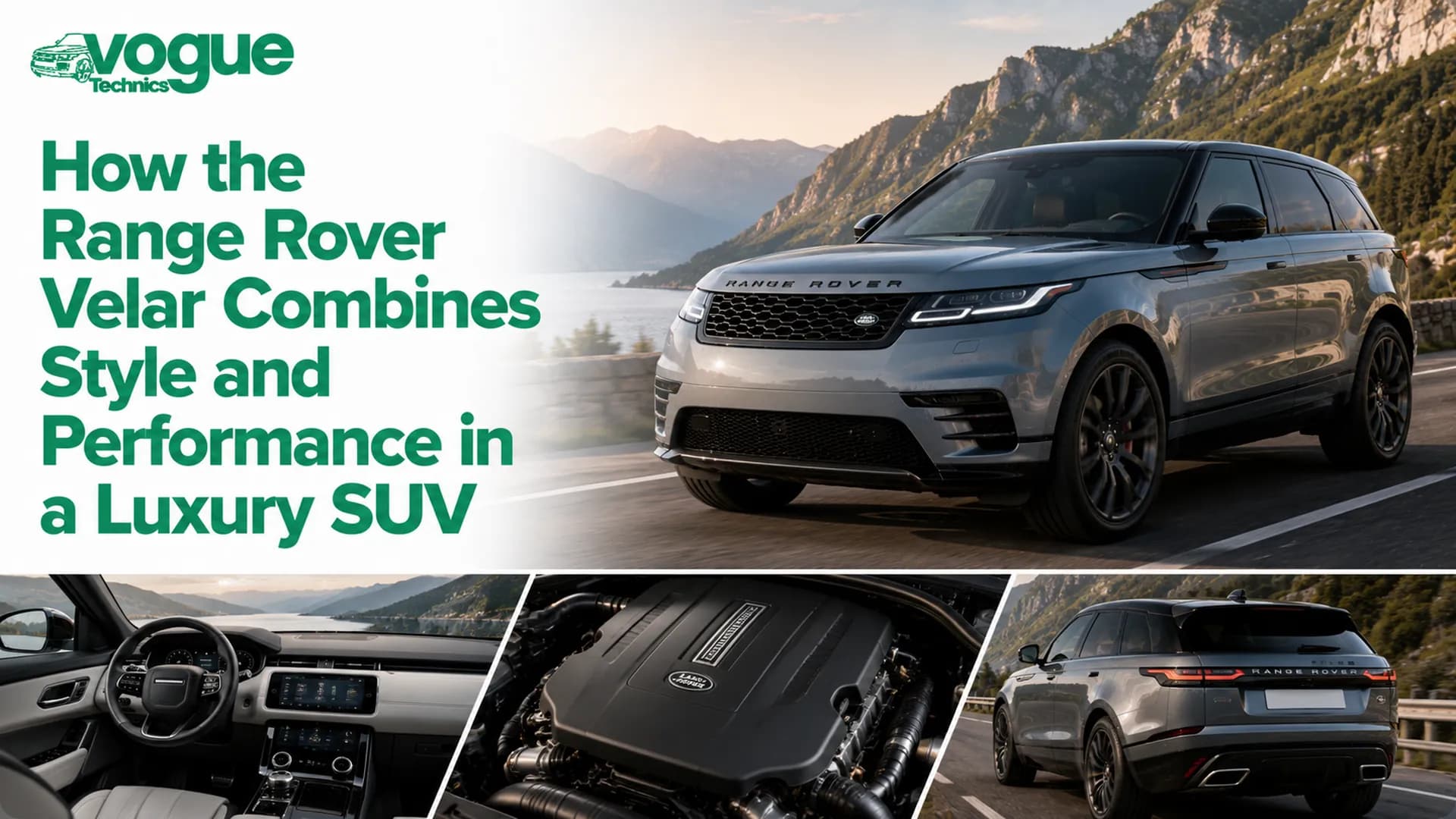 How the Range Rover Velar Combines Style and Performance in a Luxury SUV