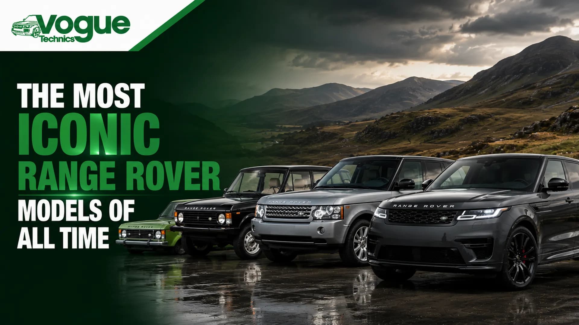 The Most Iconic Range Rover Models of All Time