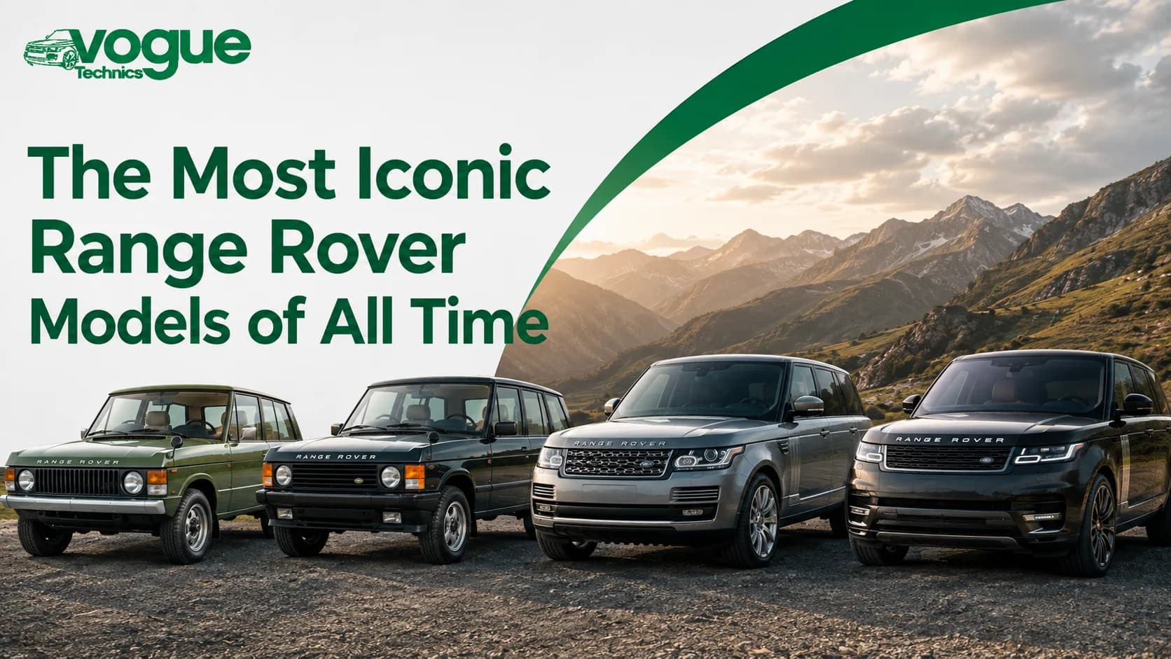 The Most Iconic Range Rover Models of All Time