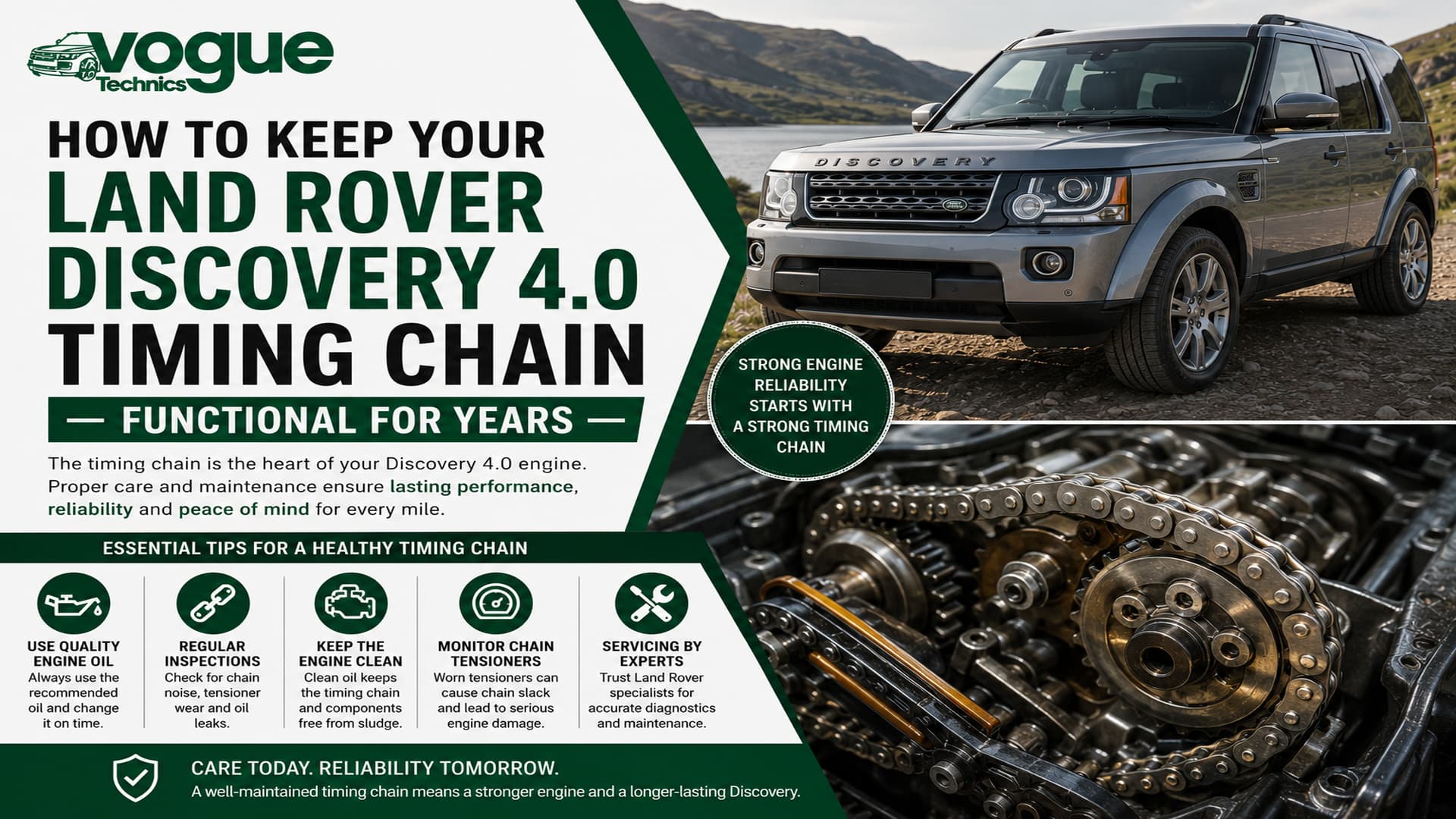 How to Keep Your Land Rover Discovery 4.0 Timing Chain Functional for Years