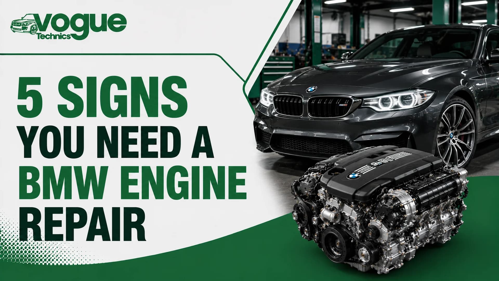 5 Signs You Need a BMW Engine Repair