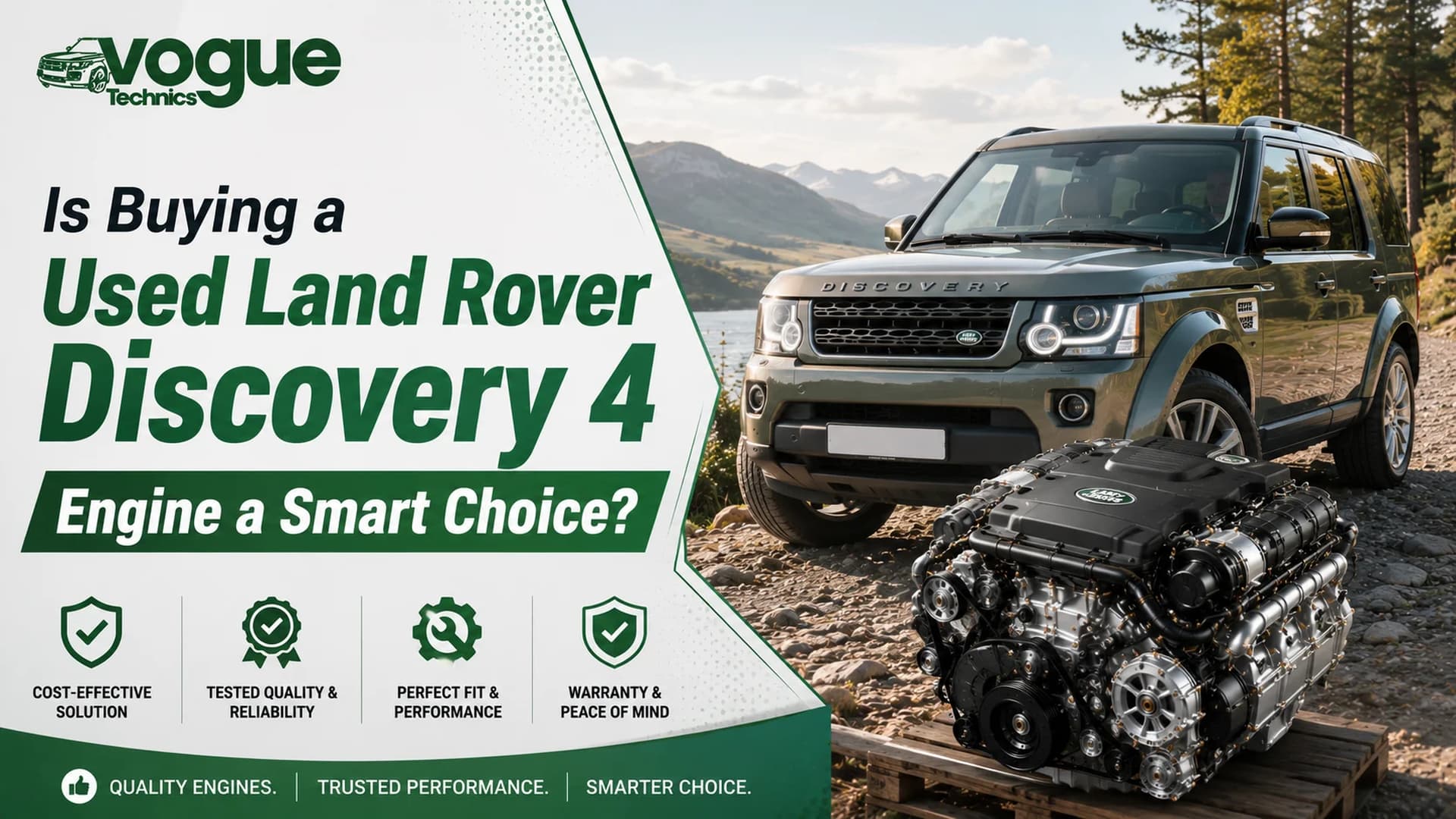 Is Buying a Used Land Rover Discovery 4 Engine a Smart Choice?