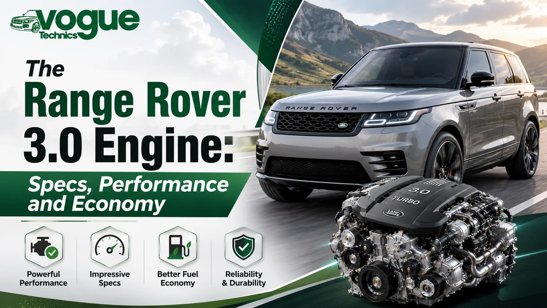 The Range Rover 3.0 Engine: Specs, Performance and Economy