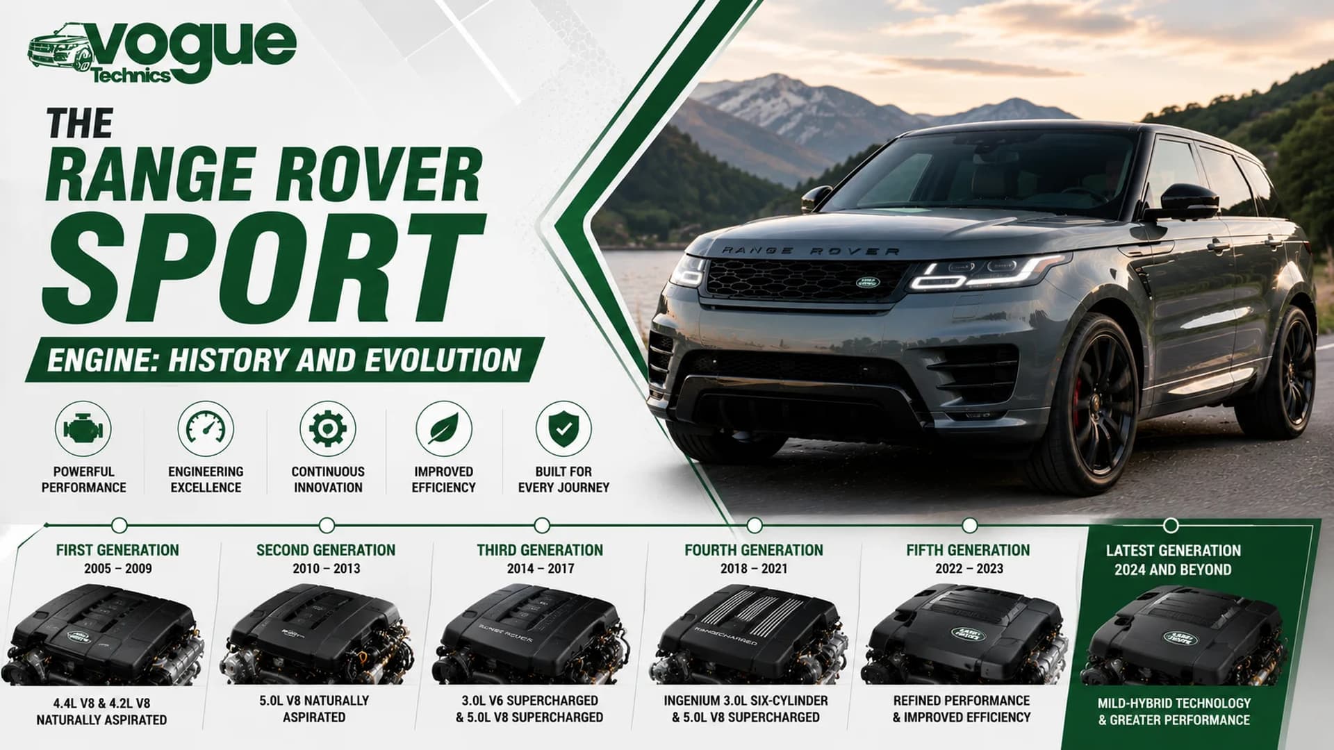 The Range Rover Sport Engine: History and Evolution