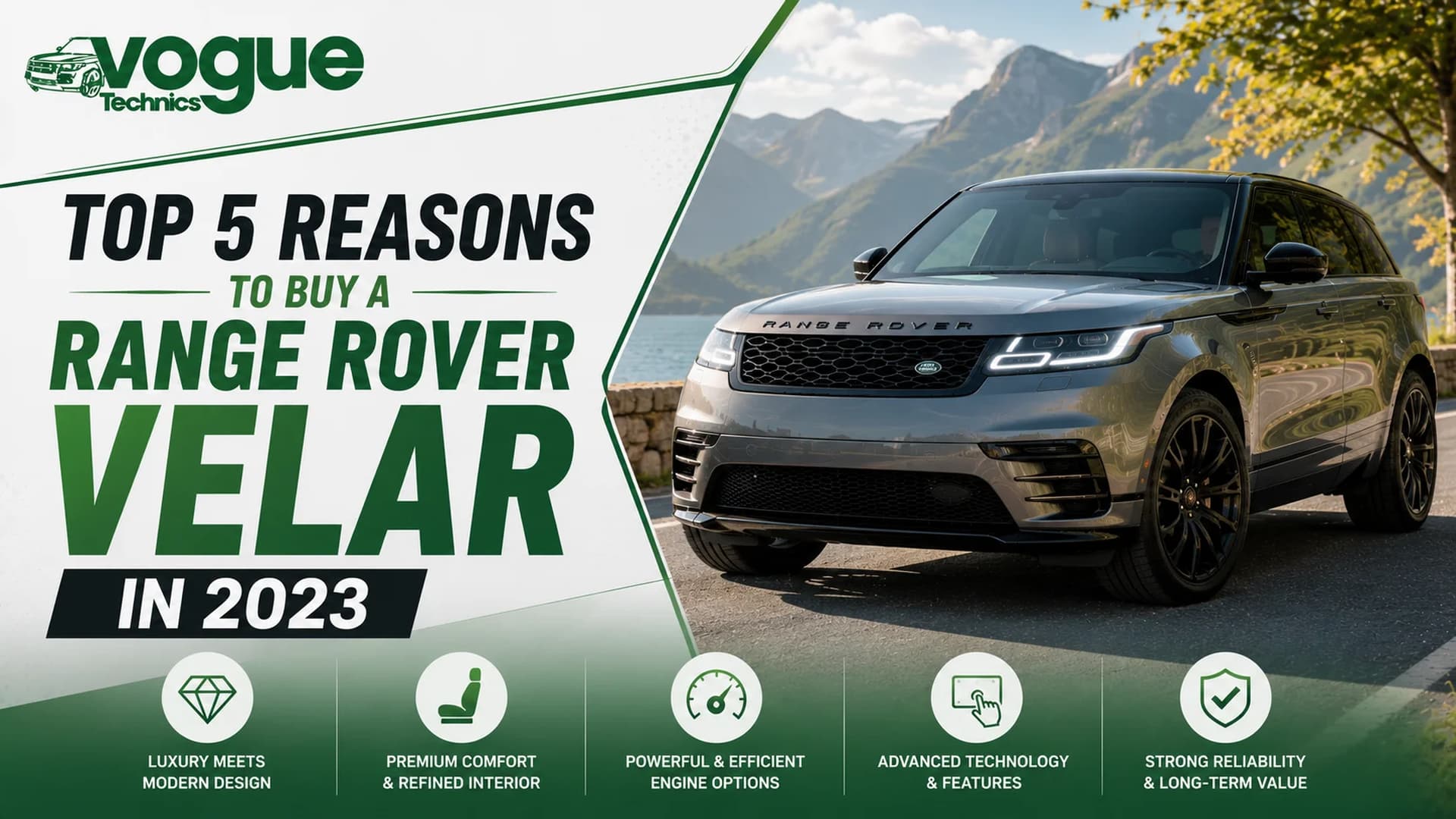Top 5 Reasons to Buy a Range Rover Velar in 2023
