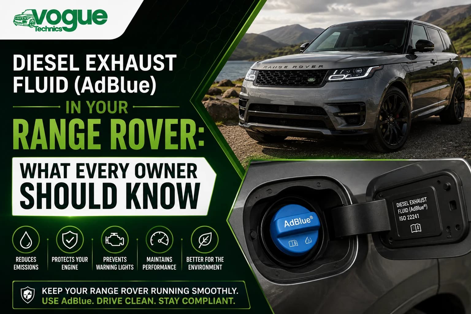 Diesel Exhaust Fluid (AdBlue) in Your Range Rover: What Every Owner Should Know