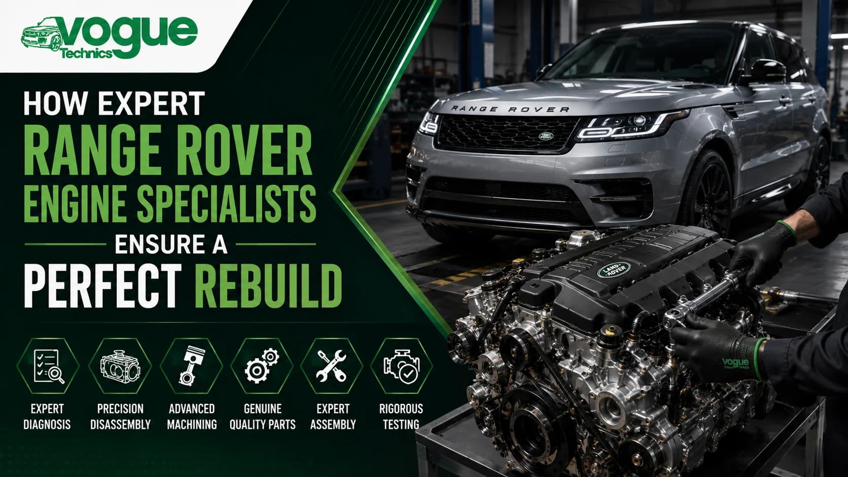 How Expert Range Rover Engine Specialists Ensure a Perfect Rebuild