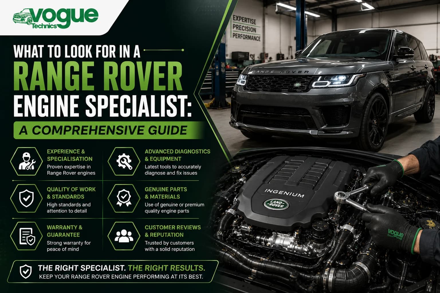 What to Look for in a Range Rover Engine Specialist: A Comprehensive Guide