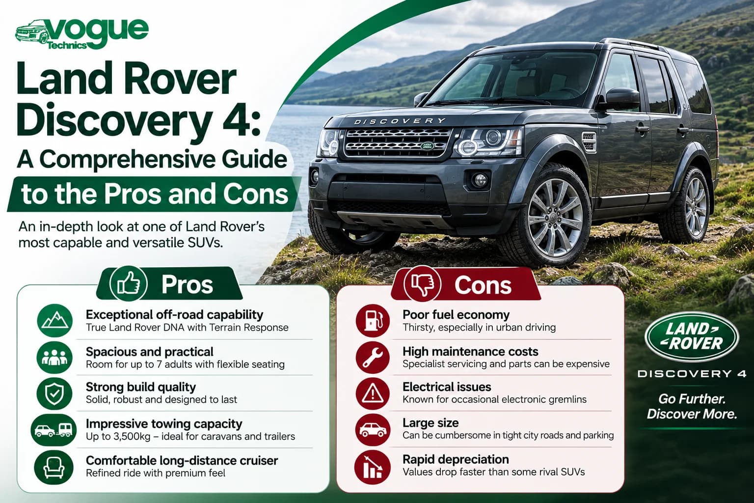 Land Rover Discovery 4: A Comprehensive Guide to the Pros and Cons