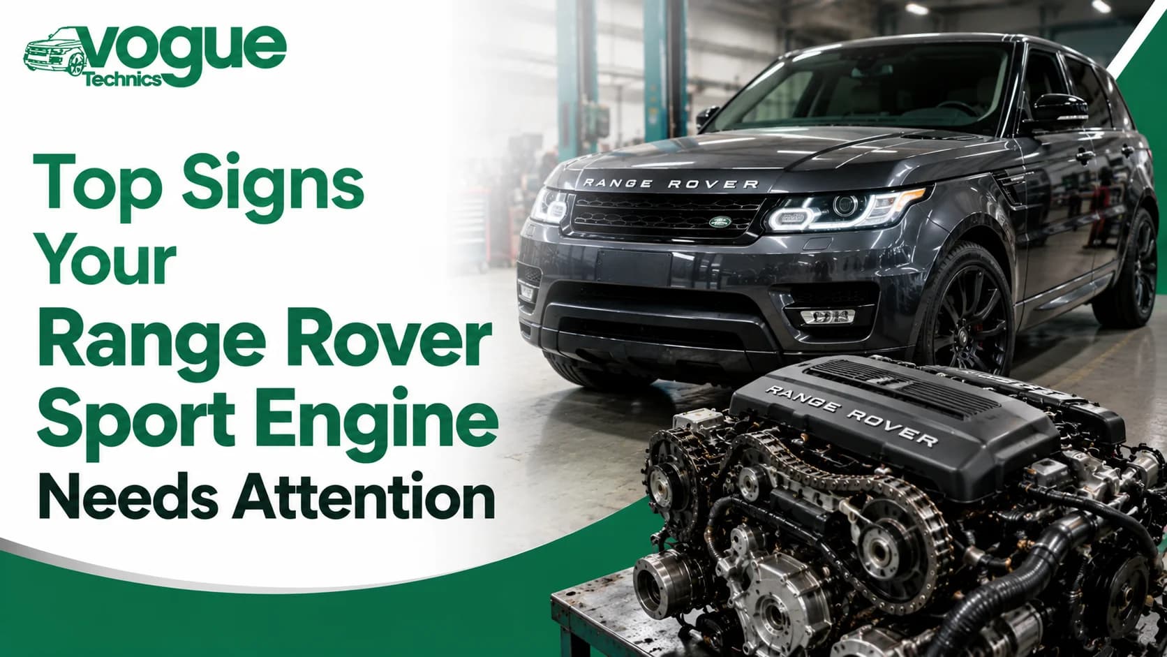Top Signs Your Range Rover Sport Engine Needs Attention