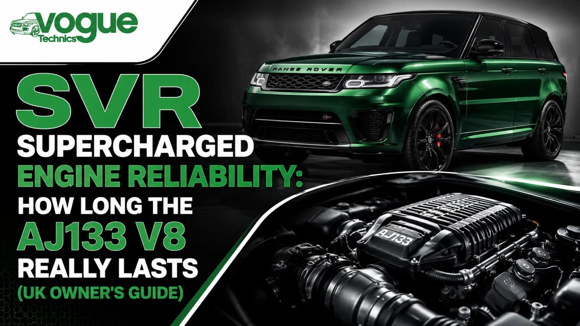 SVR Supercharged Engine Reliability: How Long the AJ133 V8 Really Lasts (UK Owner's Guide)