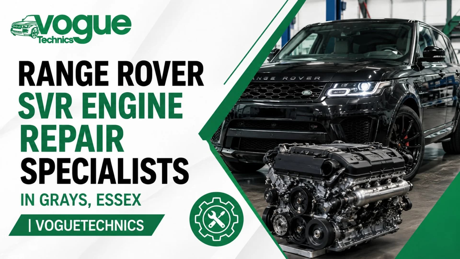 Range Rover SVR Engine Repair Specialists in Grays, Essex | VogueTechnics