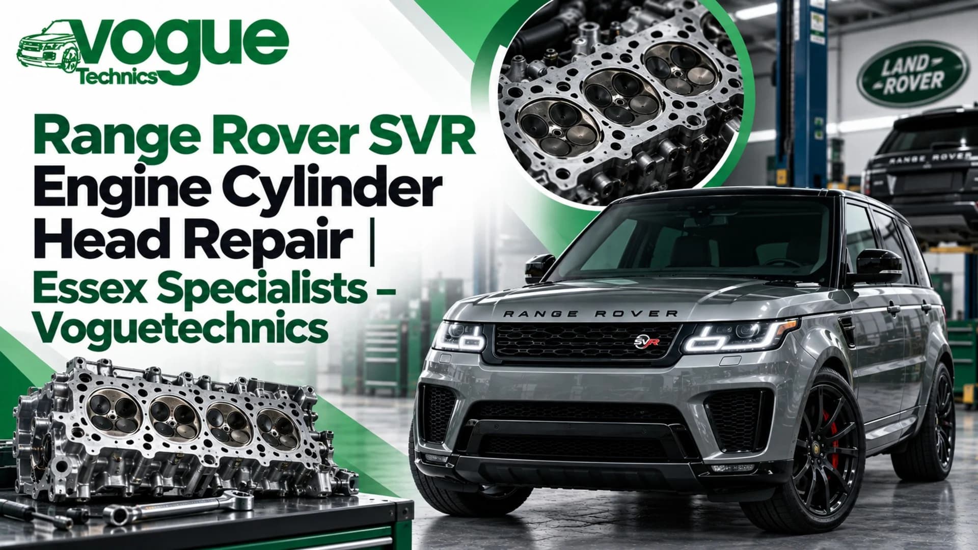 Range Rover SVR Engine Cylinder Head Repair | Essex Specialists – Voguetechnics