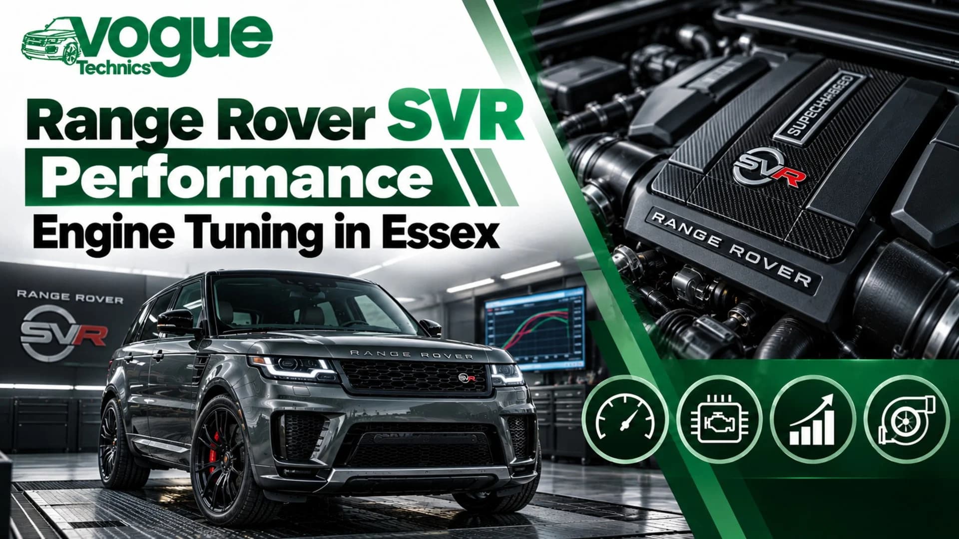 Range Rover SVR Performance Engine Tuning in Essex