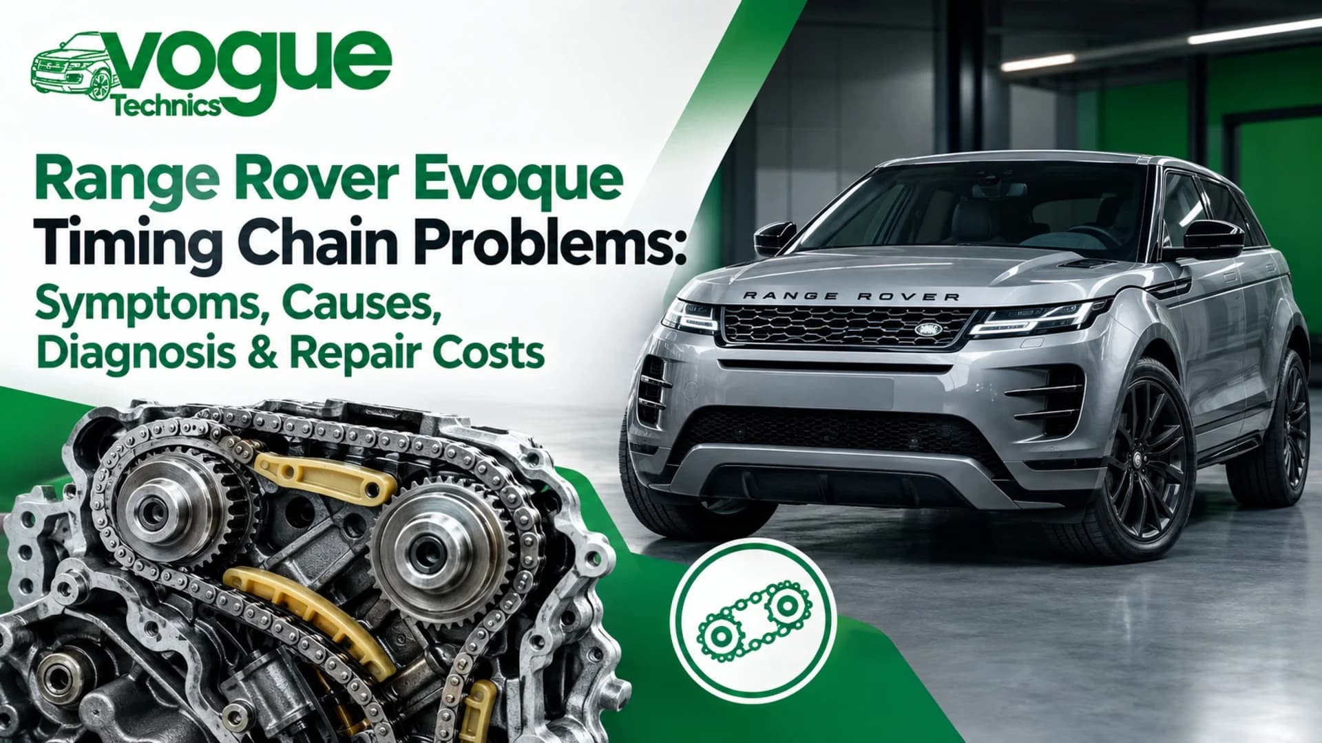 Range Rover Evoque Timing Chain Problems: Symptoms, Causes, Diagnosis & Repair Costs