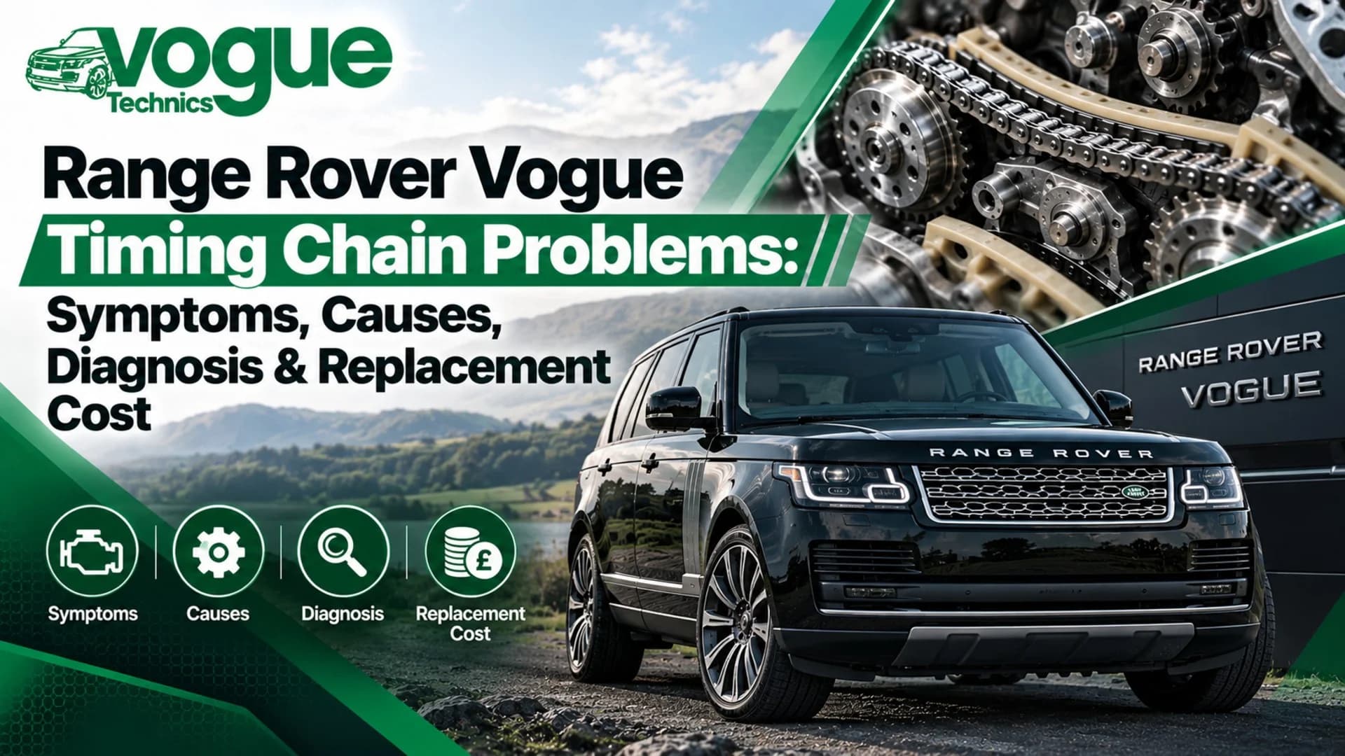 Range Rover Vogue Timing Chain Problems: Symptoms, Causes, Diagnosis & Replacement Cost