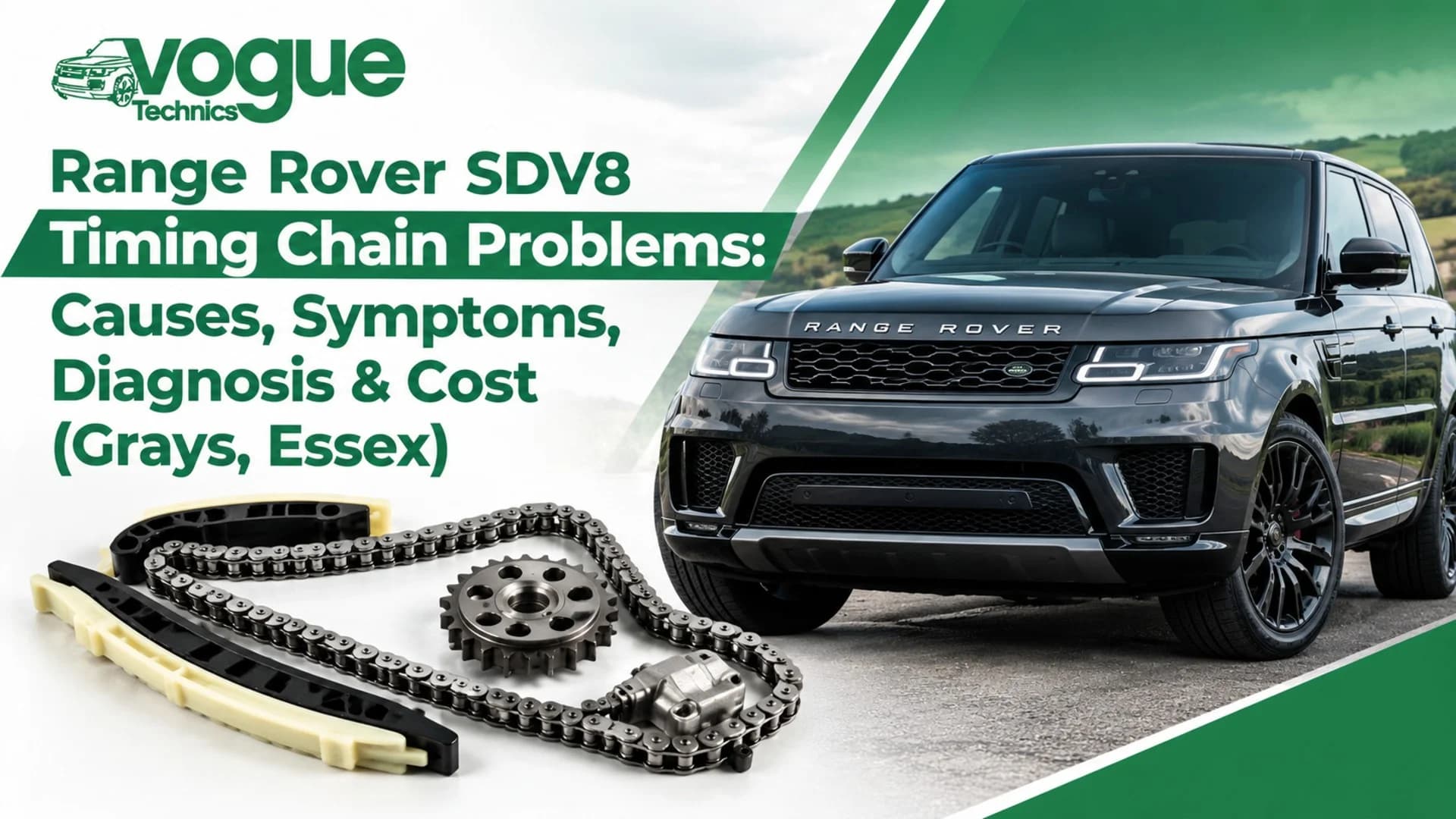 Range Rover SDV8 Timing Chain Problems: Causes, Symptoms, Diagnosis & Cost (Grays, Essex)