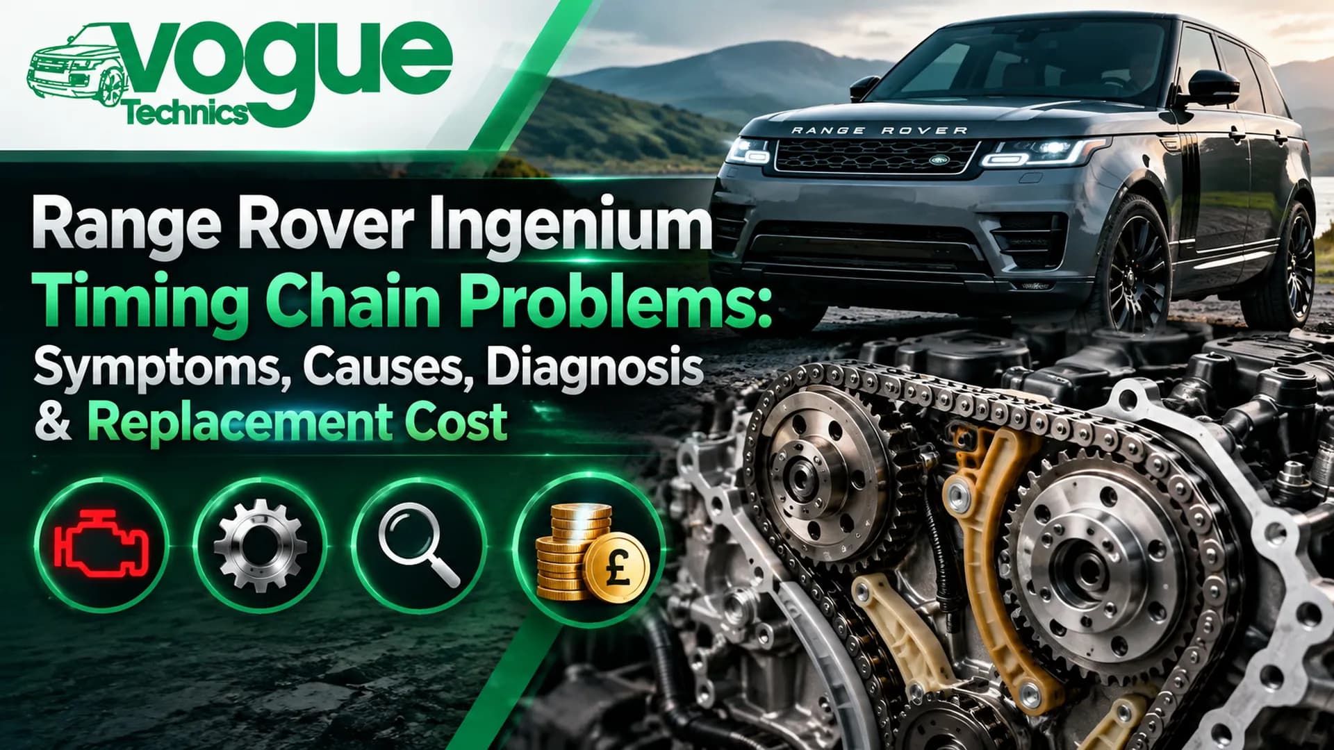 Range Rover Ingenium Timing Chain Problems: Symptoms, Causes, Diagnosis & Replacement Cost