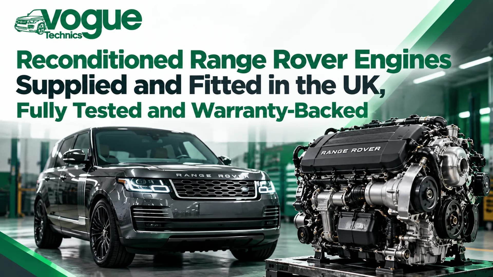 Reconditioned Range Rover Engines Supplied and Fitted in the UK, Fully Tested and Warranty-Backed