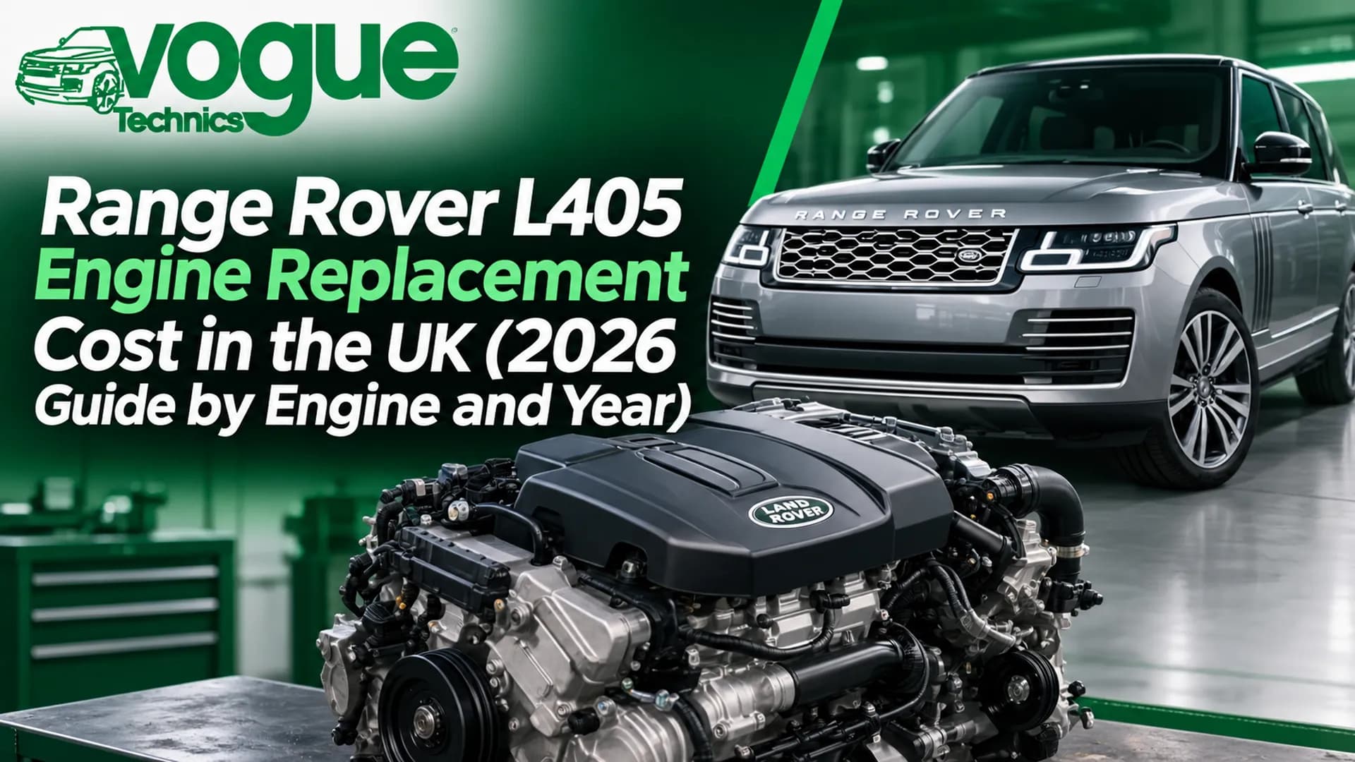 Range Rover L405 Engine Replacement Cost in the UK (2026 Guide by Engine and Year)