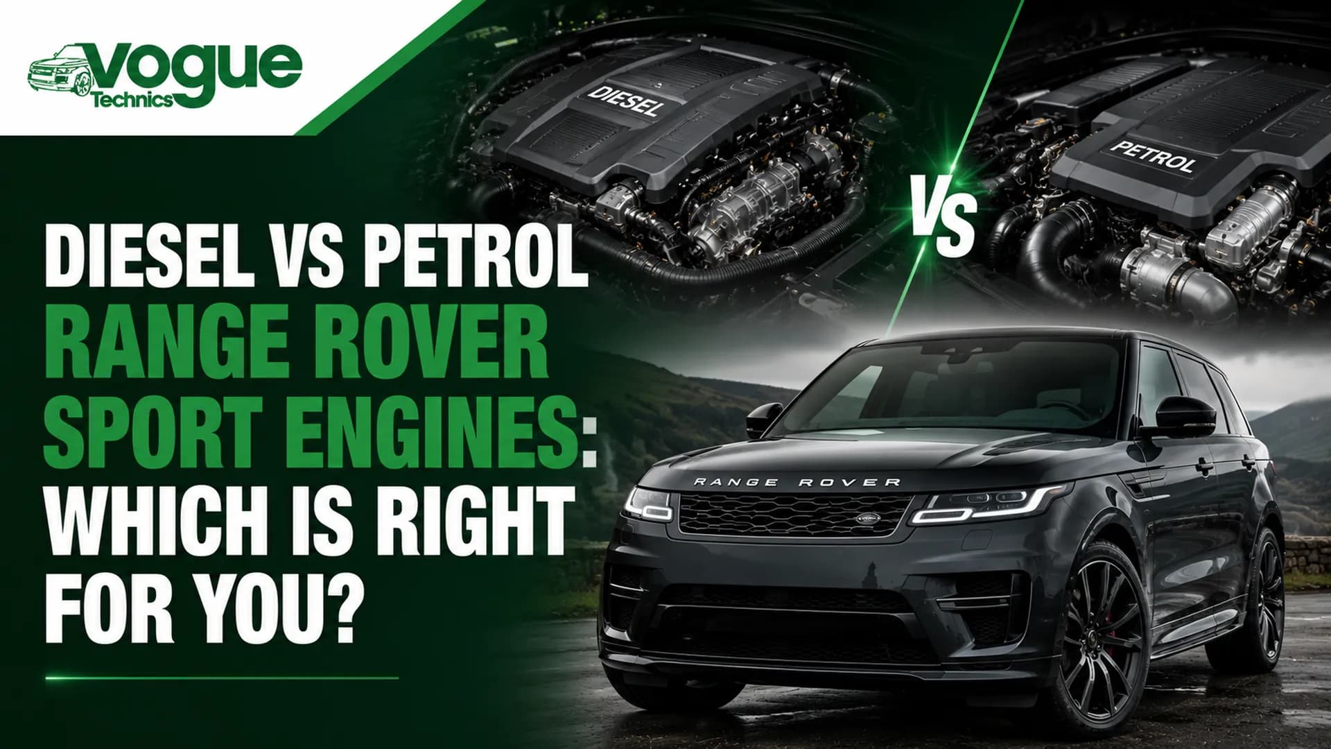 Diesel vs Petrol Range Rover Sport Engines: Which Is Right for You?