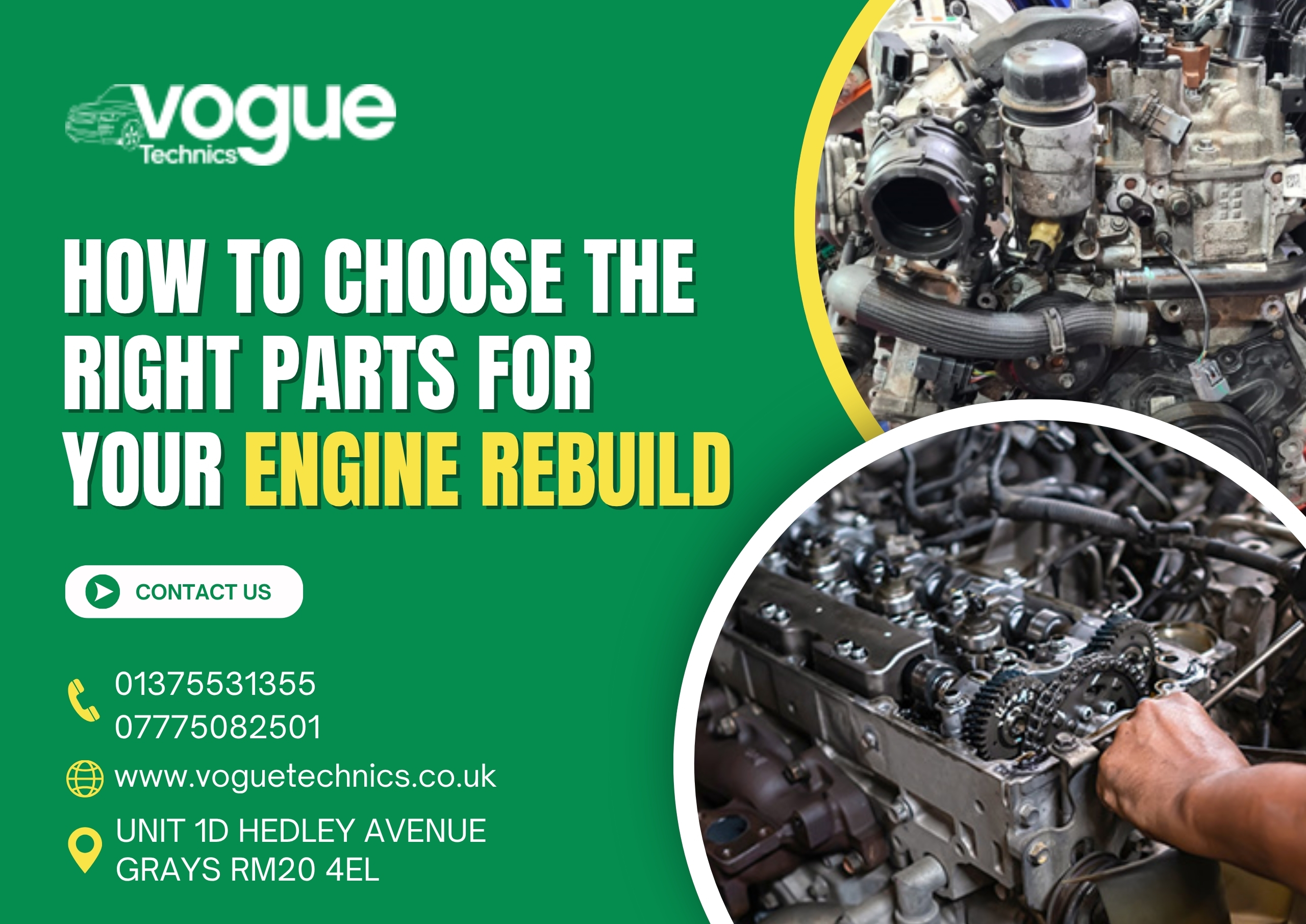 How to Choose the Right Parts for your Engine Rebuild