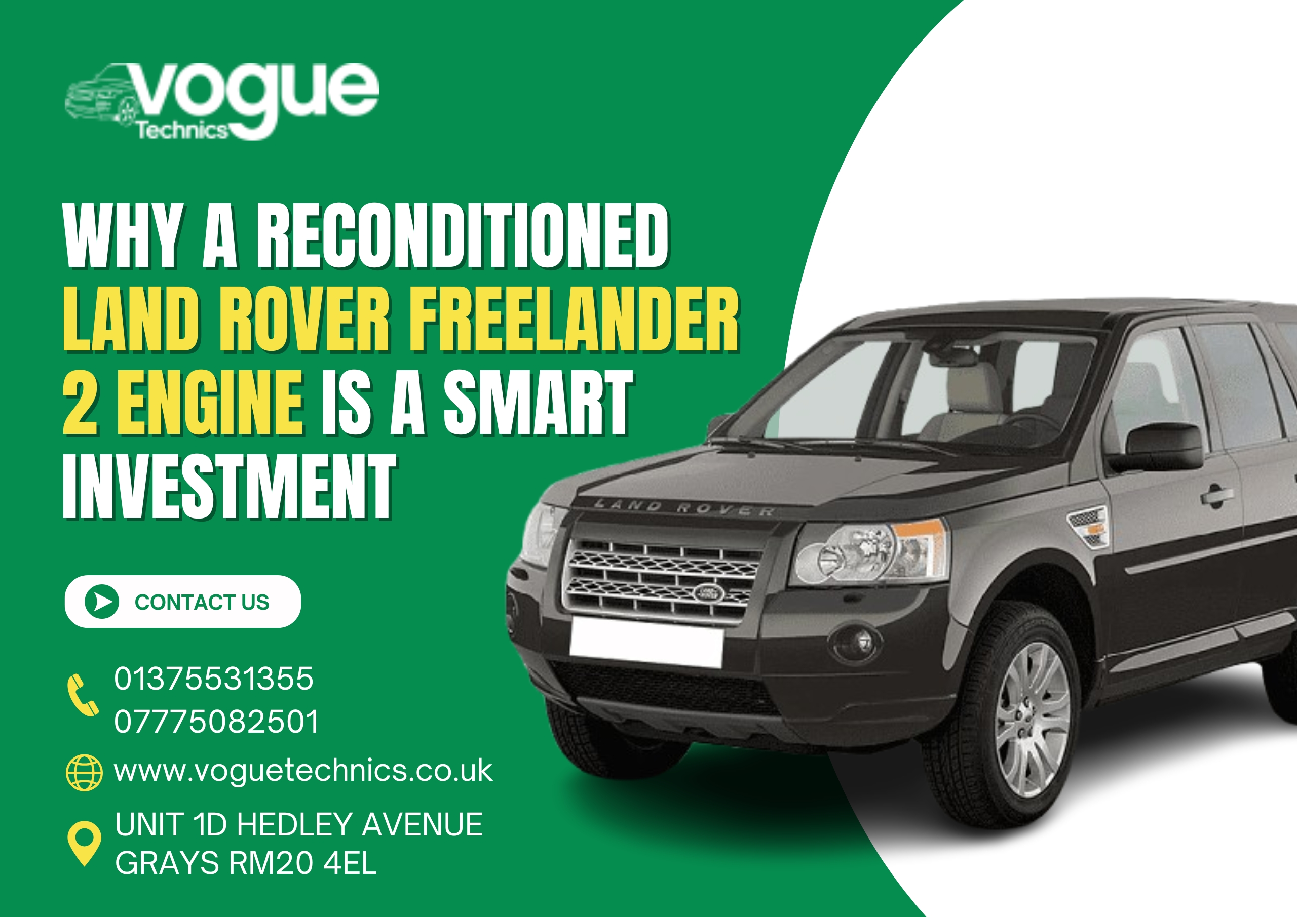 Why a Reconditioned Land Rover Freelander 2 Engine Is a Smart Investment